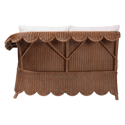 bali & pari  - Detta Sectional in Peanut Brown - Detta-Peanut Brown-Rattan-3PC Sectional Set view 5