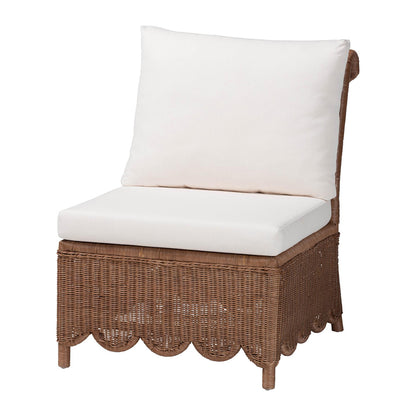 bali & pari  - Detta Sectional in Peanut Brown - Detta-Peanut Brown-Rattan-4PC Sectional Set view 3