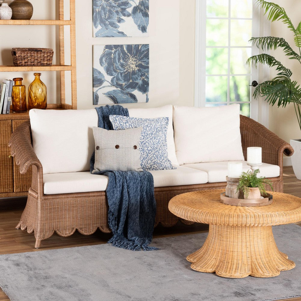 bali & pari  - Detta Sofa in Peanut Brown - Detta-Peanut Brown-Rattan-Cushion-Sofa view 7