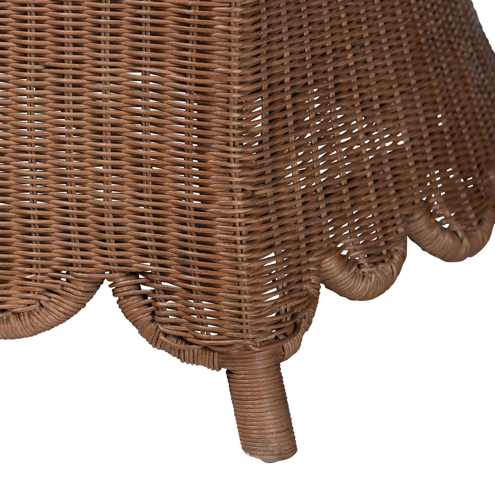 bali & pari  - Detta Sofa Set in Peanut Brown - Detta-Peanut Brown-Rattan-3PC Set view 5