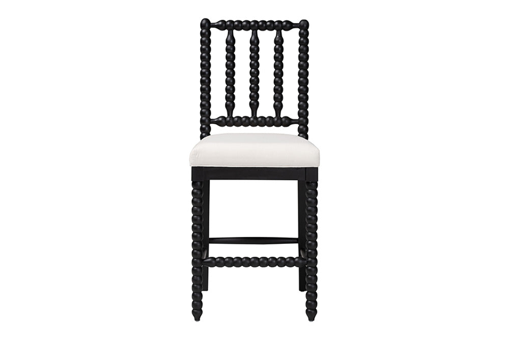 bali & pari - Deya Counter Stool - Deya-Black Wooden-CS view 3