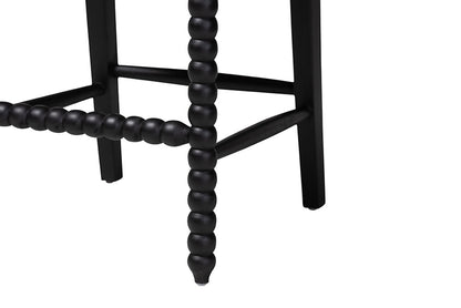 bali & pari - Deya Counter Stool - Deya-Black Wooden-CS view 7