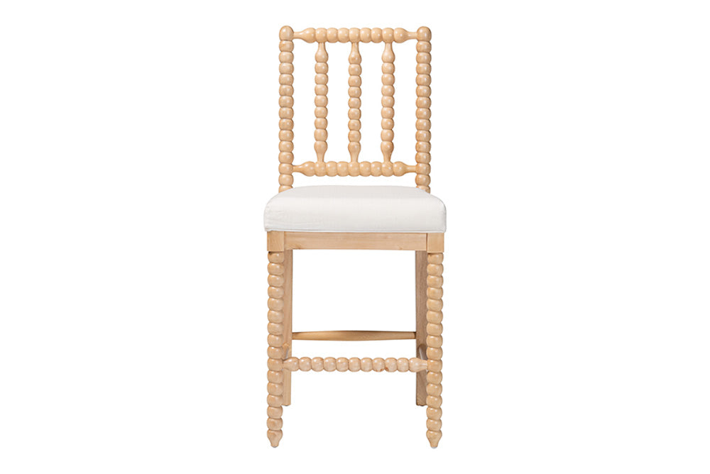 bali & pari - Deya Counter Stool - Deya-Natural Wooden-CS view 3