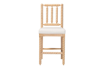 bali & pari - Deya Counter Stool - Deya-Natural Wooden-CS view 3