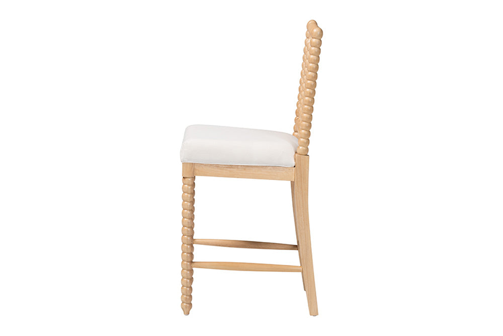 bali & pari - Deya Counter Stool - Deya-Natural Wooden-CS view 4
