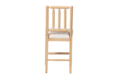 bali & pari - Deya Counter Stool - Deya-Natural Wooden-CS view 5