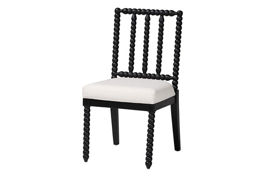 bali & pari - Deya Dining Chair - Deya-Black Wooden-DC view 1