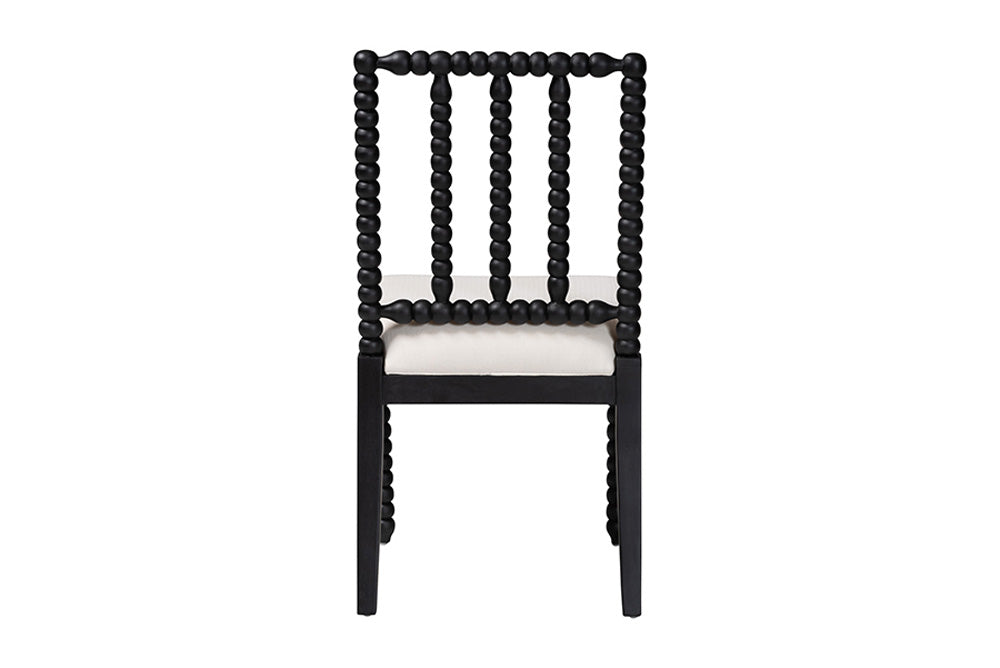 bali & pari - Deya Dining Chair - Deya-Black Wooden-DC view 5