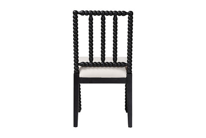 bali & pari - Deya Dining Chair - Deya-Black Wooden-DC view 5
