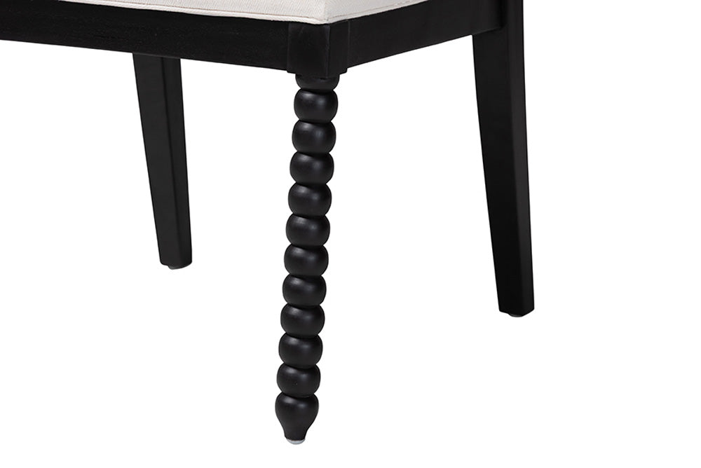 bali & pari - Deya Dining Chair - Deya-Black Wooden-DC view 7
