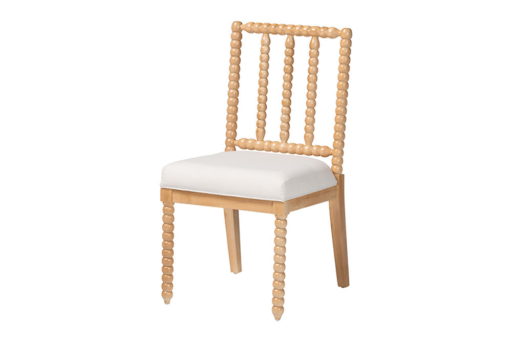 bali & pari - Deya Dining Chair - Deya-Natural Wooden-DC view 1