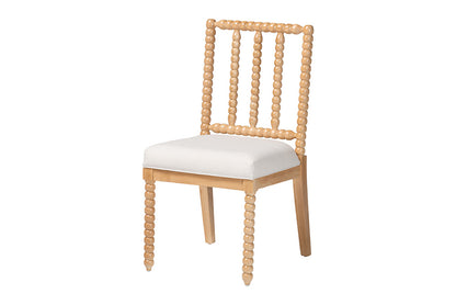bali & pari - Deya Dining Chair - Deya-Natural Wooden-DC view 1