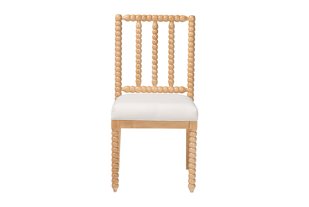 bali & pari - Deya Dining Chair - Deya-Natural Wooden-DC view 3