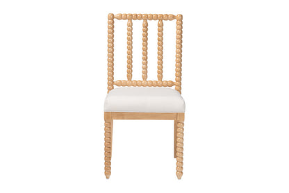 bali & pari - Deya Dining Chair - Deya-Natural Wooden-DC view 3