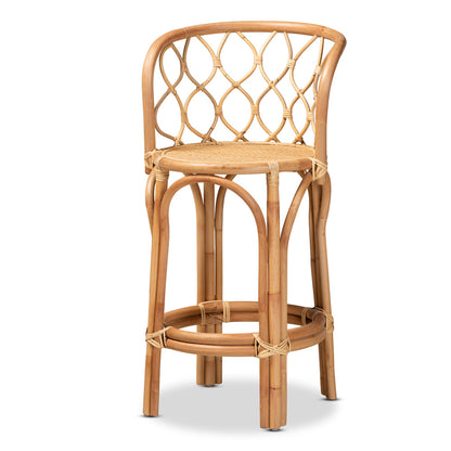 bali & pari - Diana Counter Stool in Natural - Diana-Natural-CS view 1