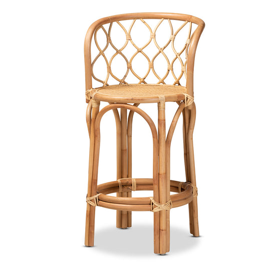 bali & pari - Diana Counter Stool in Natural - Diana-Natural-CS view 1