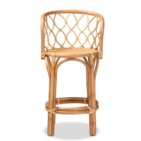 bali & pari - Diana Counter Stool in Natural - Diana-Natural-CS view 2