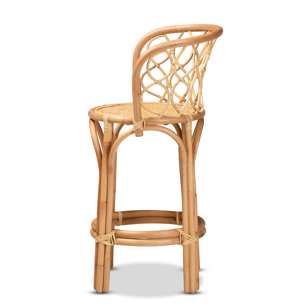 bali & pari - Diana Counter Stool in Natural - Diana-Natural-CS view 3