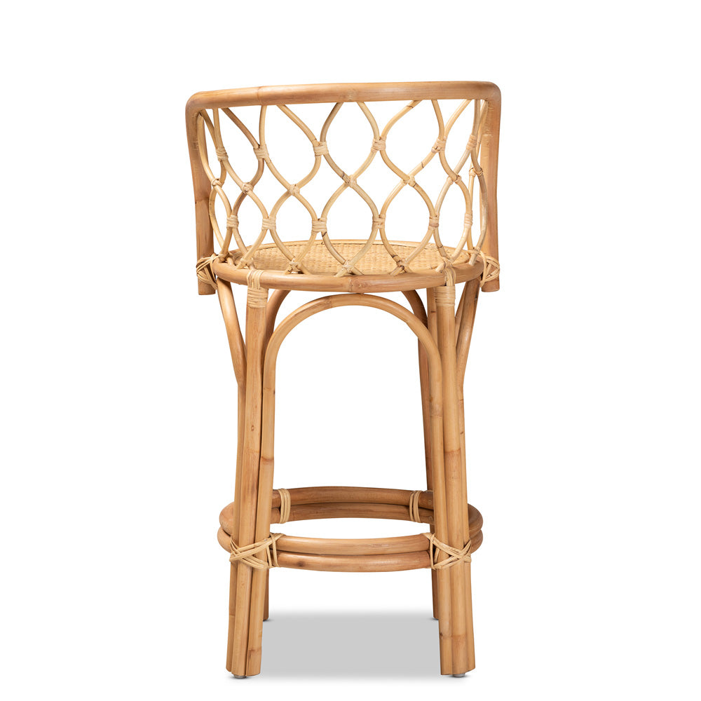 bali & pari - Diana Counter Stool in Natural - Diana-Natural-CS view 4