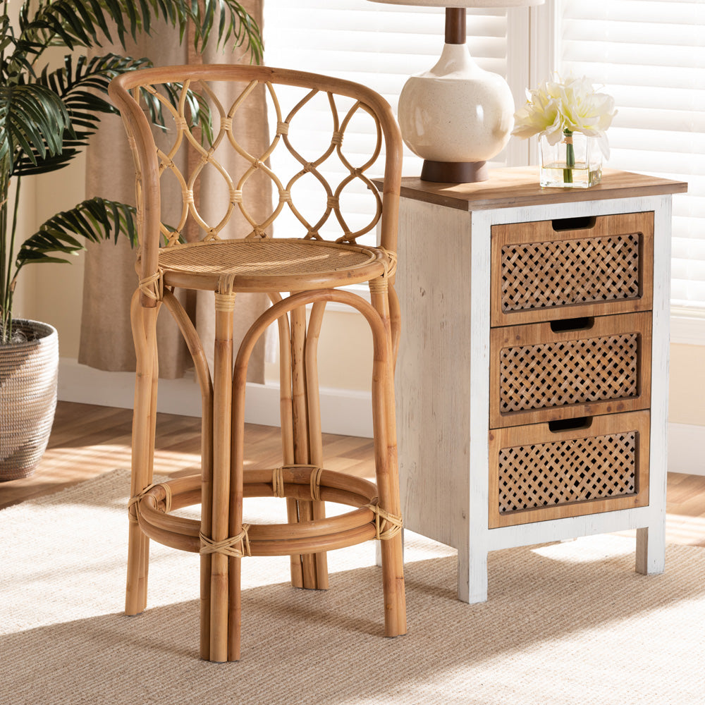 bali & pari - Diana Counter Stool in Natural - Diana-Natural-CS view 6