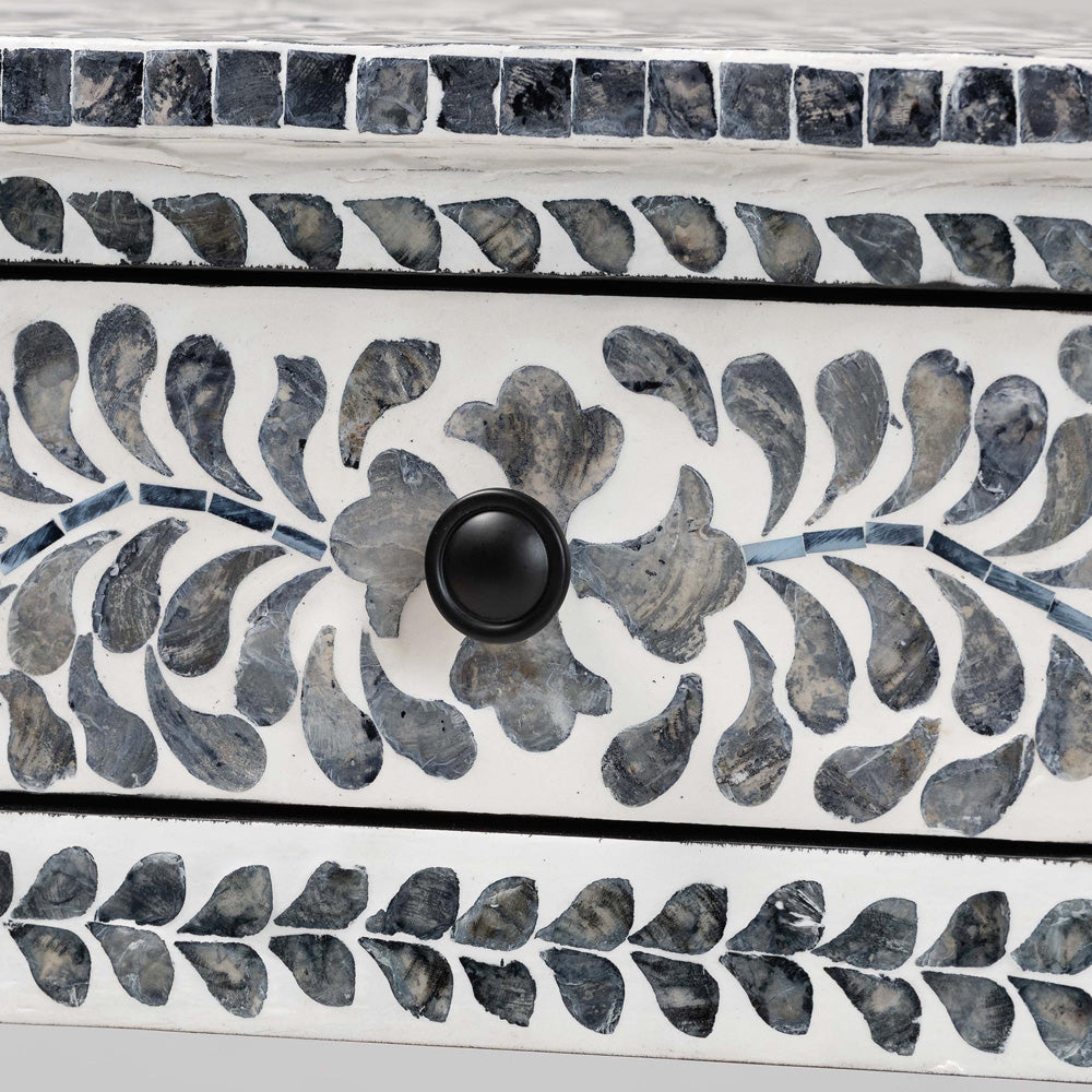 bali & pari - Diata Console Table in Mosaic Black/White - F242-FT12-Console Table view 6