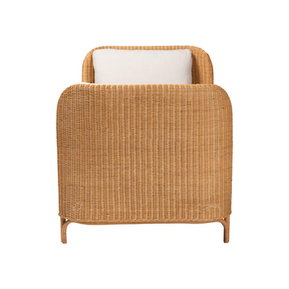 bali & pari - Diva Daybed in Natural Rattan - Diva-Light Honey Rattan/Cushioned-Daybed view 3