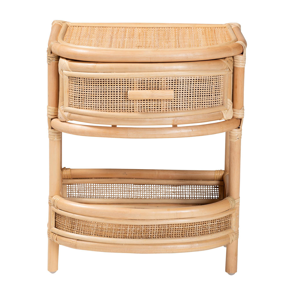 bali & pari - Divitia Nightstand in Natural - WS065-Natural Rattan-NS view 3