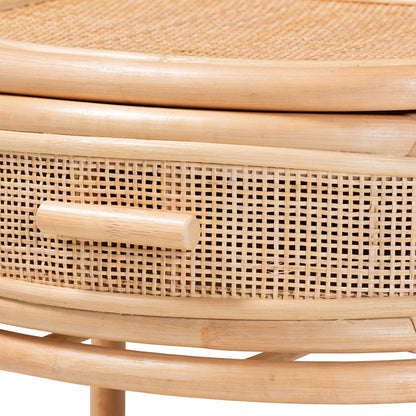 bali & pari - Divitia Nightstand in Natural - WS065-Natural Rattan-NS view 5