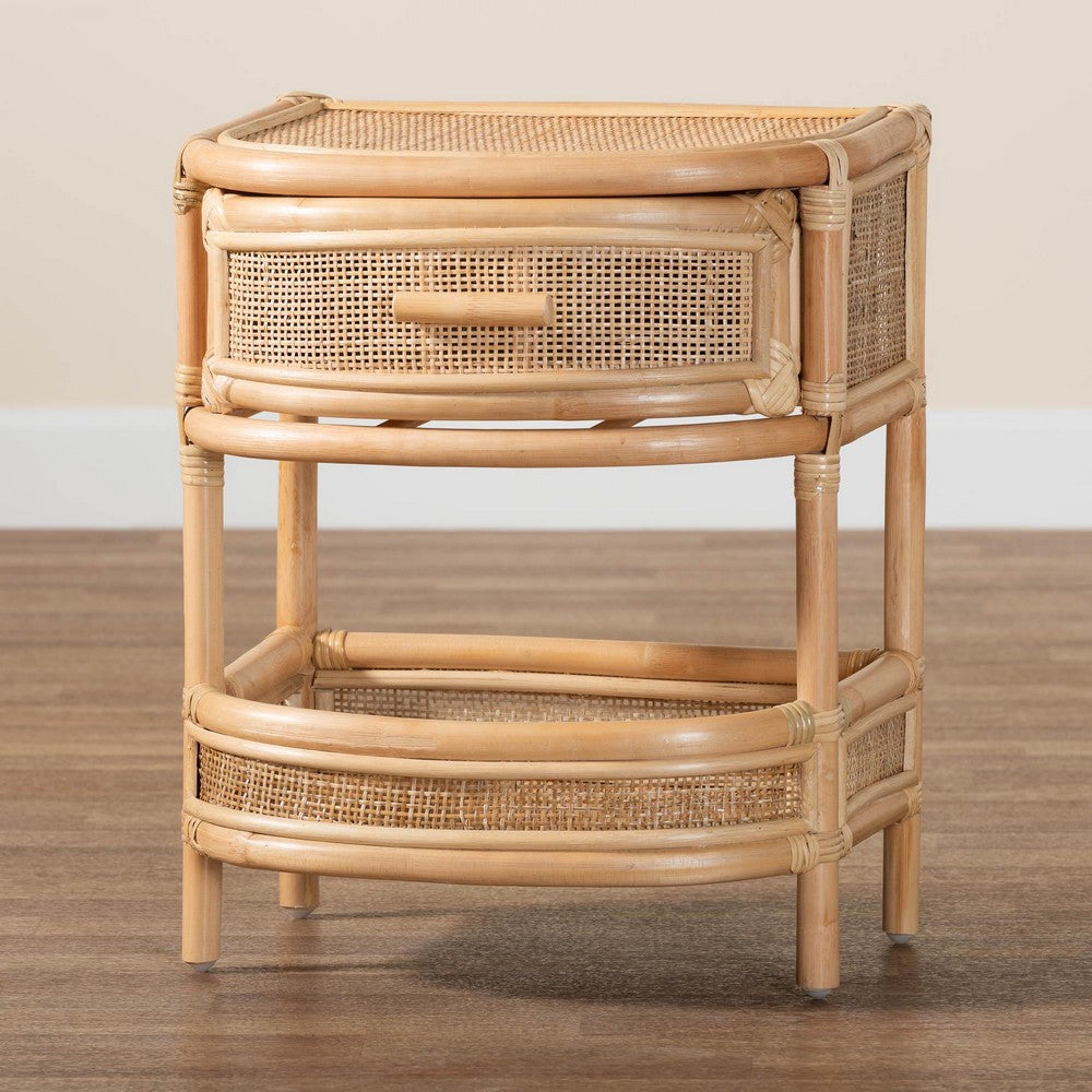 bali & pari - Divitia Nightstand in Natural - WS065-Natural Rattan-NS view 9