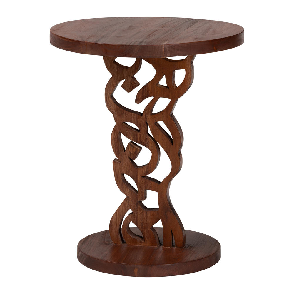 bali & pari - Donna Nightstand in Mahogany Brown - Donna-Light Brown Wooden-NS-Boxed view 1