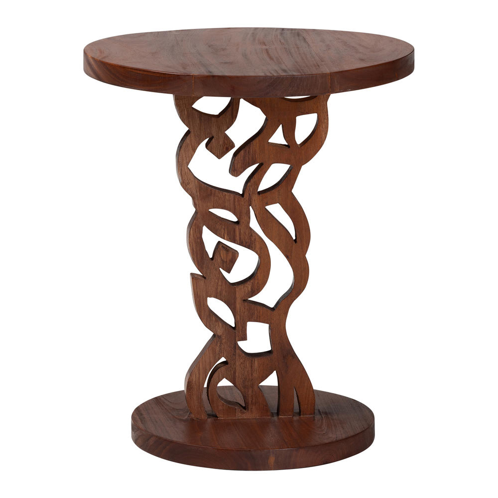 bali & pari - Donna Nightstand in Mahogany Brown - Donna-Light Brown Wooden-NS-Boxed view 2