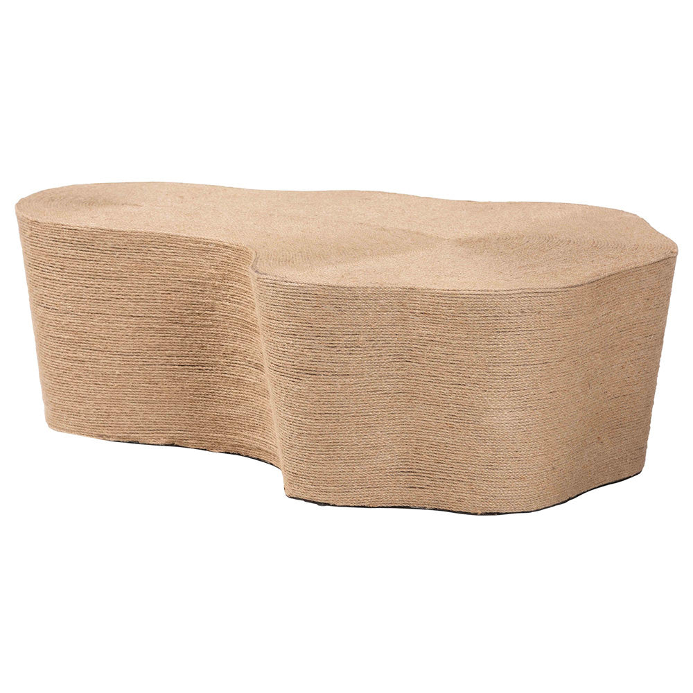 bali & pari - Edna Coffee Table in Natural Brown - F2410-FT4-Jute-CT view 1