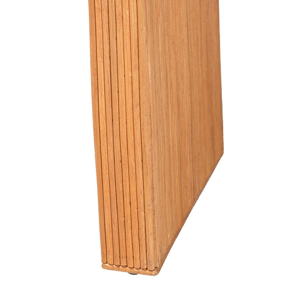 bali & pari - Eilis Console Table in Light Honey - Waterfall Model 2-Light Honey-Rattan-Console Table view 7