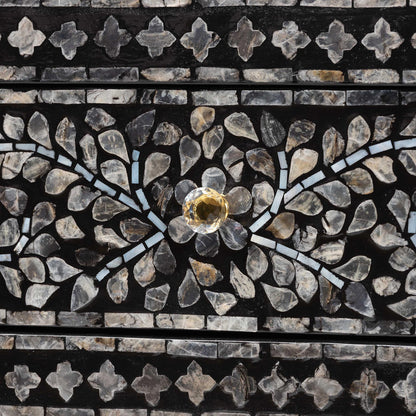 bali & pari - Elara Console Table in Mosaic Black/White - F242-FT16-Console Table view 6