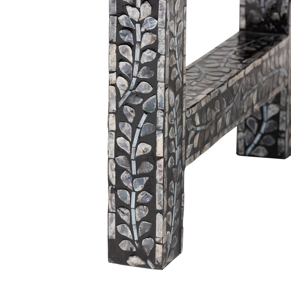 bali & pari - Elara Console Table in Mosaic Black/White - F242-FT16-Console Table view 7