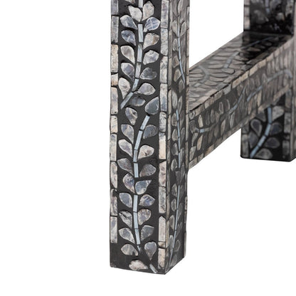 bali & pari - Elara Console Table in Mosaic Black/White - F242-FT16-Console Table view 7