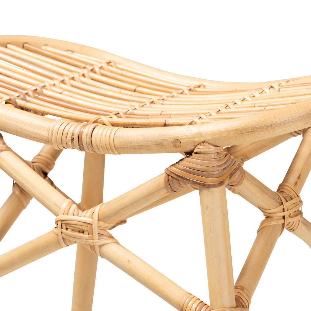 bali & pari - Elgon Counter Stool in Natural Brown - Elgon-Rattan-CS view 4