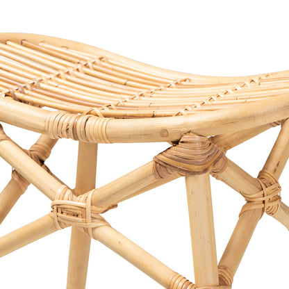 bali & pari - Elgon Counter Stool in Natural Brown - Elgon-Rattan-CS view 4