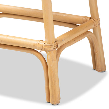bali & pari - Elgon Counter Stool in Natural Brown - Elgon-Rattan-CS view 5