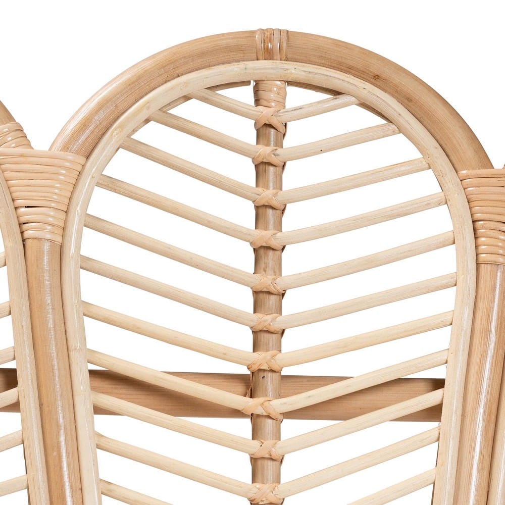bali & pari - Eliava Bench in Natural Brown - Flower-Natural-Bench view 7