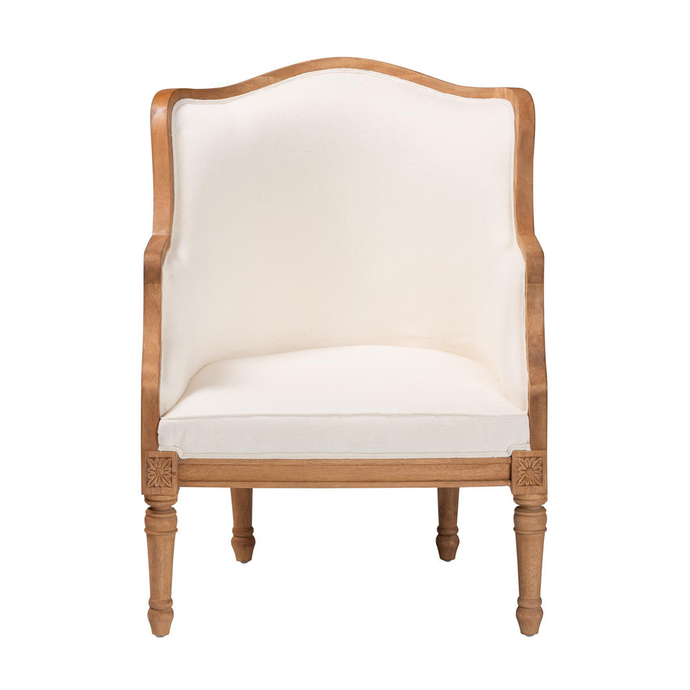 bali & pari - Elizette Chair in Beige/Honey Oak - SEA689-Light wood-NAT01/White-F00 view 2
