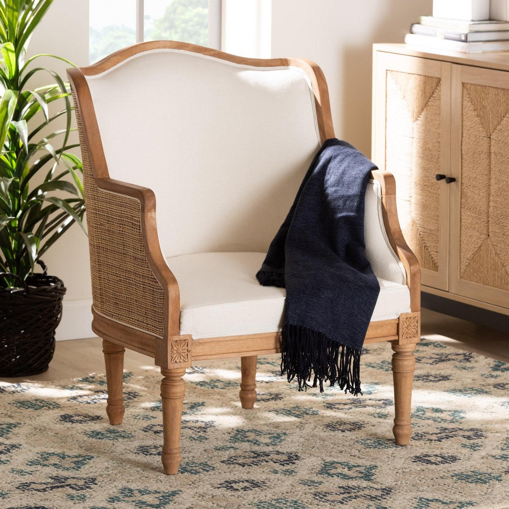 bali & pari - Elizette Chair in Beige/Honey Oak - SEA689-Light wood-NAT01/White-F00 view 8