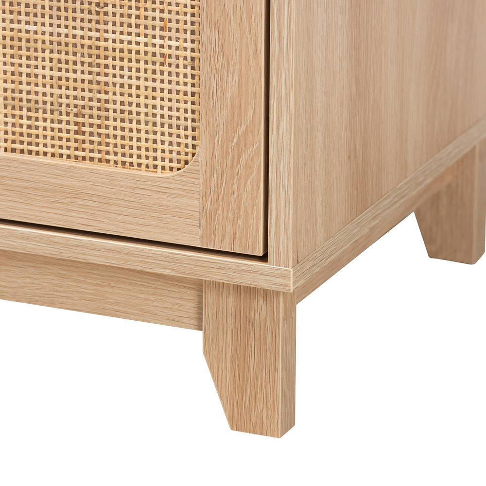 bali & pari - Elsbeth End Table in Light Brown/Natural Brown - LC22040701-Rattan-ET view 6