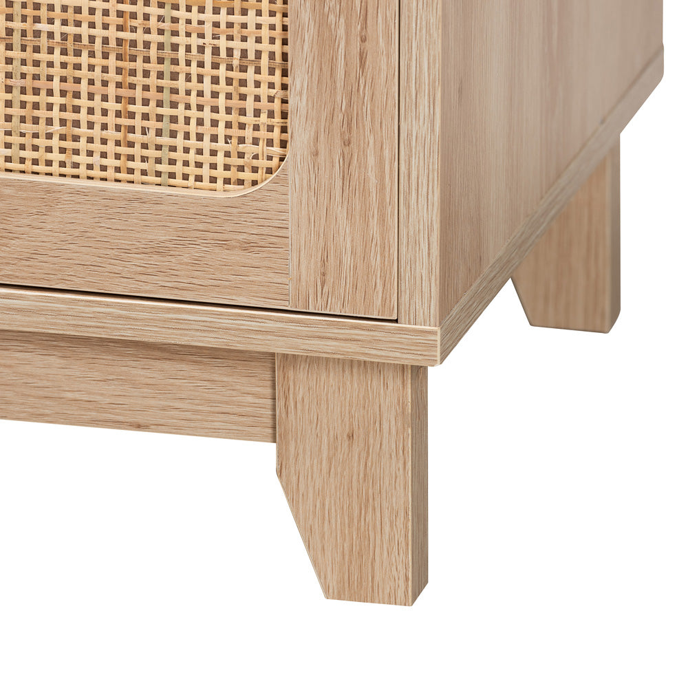 bali & pari - Elsbeth TV Stand in Light Brown/Natural Brown - LC22040702-Rattan-TV Stand view 6