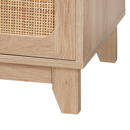 bali & pari - Elsbeth TV Stand in Light Brown/Natural Brown - LC22040702-Rattan-TV Stand view 6