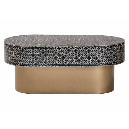 bali & pari - EmeryCoffee Table in Black/Gold - F2508-FT2-Capiz-CT view 2