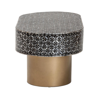 bali & pari - EmeryCoffee Table in Black/Gold - F2508-FT2-Capiz-CT view 3