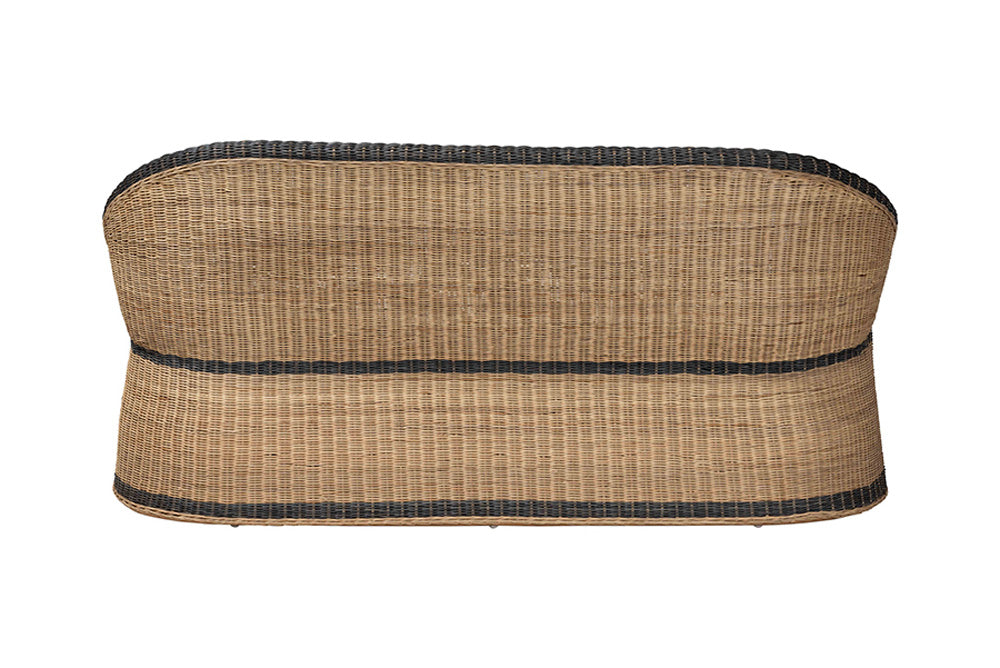 bali & pari  - Emiliana Loveseat - Emiliana-Natural-Rattan-Cushion-LS view 3