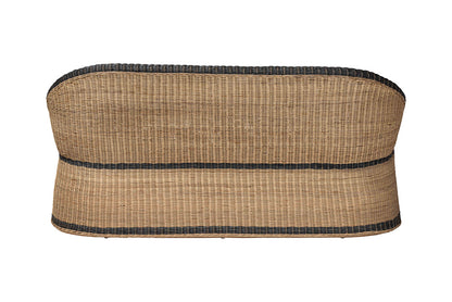 bali & pari  - Emiliana Loveseat - Emiliana-Natural-Rattan-Cushion-LS view 3