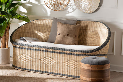 bali & pari  - Emiliana Loveseat - Emiliana-Natural-Rattan-Cushion-LS view 5